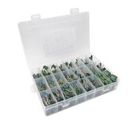 660PCS/lot 24Value Capacitor kit 100V 2A221J to 2A474J Polyester Film Capacitor Assorted Kit 0.47nF 0.68nF 1nF 2.2nF Capacitors EKFBQBGW