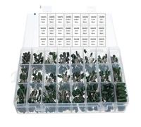 660pcs/lot 24Value Capacitor kit 100V 2A221J to 2A474J Polyester Film Capacitor Assorted Kit 0.47nF 0.68nF 1nF 2.2nF Capacitors PKNVKZIDK