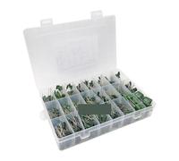 660PCS/lot 24Value Capacitor kit 100V 2A221J to 2A474J Polyester Film Capacitor Assorted Kit 0.47nF 0.68nF 1nF 2.2nF Capacitors RRBXXUYN
