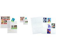 662505 CF. DA 100 BUSTE PORTA FIGURINE 6,5X9 SEI ROTA 9 TASCHE ALBUM COLLEZIONE