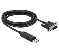 66282 Convertitore USB-RS232 D-Sub 9pin Maschio, USB A-Spina 1,8m DELOCK