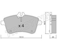 663.0 TRUSTING PAST.FRE.MERCEDES Classe B 05> Trusting Freni