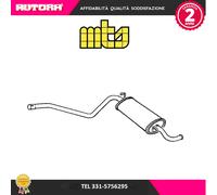 MTS Silenziatore posteriore 01.66340 – adatto a Fiat Cinquecento 170
