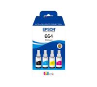 664 CMJN BOTTIGLIA EcoTank 4 colour Multipack Inchiostri originali dye a 4