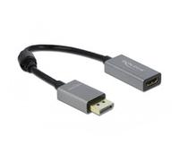 66436 cavo e adattatore video 0,2 m DisplayPort HDMI tipo A (Standard) Nero, Grigio grigio/Nero, 0,2 m, DisplayPort, HDMI tipo A (Standard), Maschio, Femmina, 3840 x 2160 Pixel