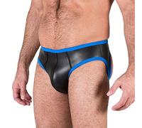 665 grande per ora aperta blu neoprene Sport Jock Brief