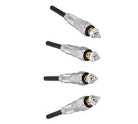 6655233, 4 candelette per riscaldatore diesel per Bobcat 751 753 763 773 7753 325 328 329 331 334 337 341 5600 645 1600 Skid Steer Loader S150 S17 5 S18 5 motore V2203 di serie del caricatore T90