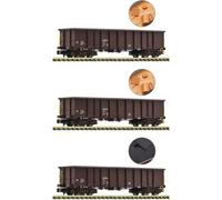 6660074 N - Set di 3 carri merci aperte Eanos, ÖBB, Ep. VI