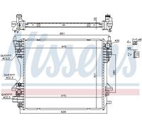 Radiatore Acqua Radiatore Motore per Jaguar XF Sportbrake X250 J05 CC9 Nna
