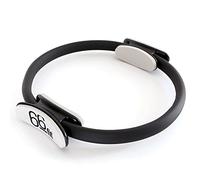 66Fit, Pilates Ring con Doppia Impugnatura, Nero (Schwarz)