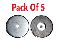 66mm Diametro X 10mm x 8mm Foro Ferrite Pentola Magnete,39kg Tira (Economico