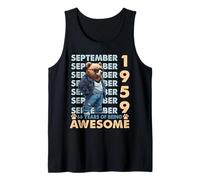 66th Birthday Bear Legends September 1959 66 Years Old Mens Canotta