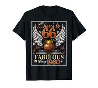 66th Birthday Women Cheers to 66 Years Fabulous Since 1960 Maglietta