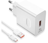 66W SuperCharge Caricabatterie per Honor Magic7 Lite 200 Lite 400 Lite X6b X8b,66W Caricatore Rapido con 6A Cavo USB C 1M USB C Adattatore di alimentazione per HONOR 200 90 Lite X8c Pad X8a Pad X9 9