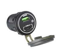 66W USB C PD30W E QC36W Presa di Ricarica Dell'automobile Con Touchable Switching E Multi Protezioni Per Veicoli 12V-24V Doppia Porta Auto