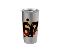 67 Basket Meme Six Seven Slam Dunk Boys Brain Rot Game Bicchiere termico in acciaio inox doppia parete