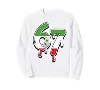 67 Brasile Six Seven Bandiera Brasiliana Felpa