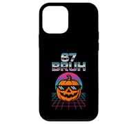 67 Bruh Meme Zucca di Halloween 6 7 Brainrot Six Seven Kids Custodia per iPhone 12 mini