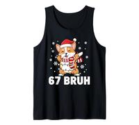 67 Bruh Six Seven Meme Corgi Dog Lover Christmas Kids Teens Canotta