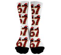67 Calzini 6 7 Meme Novità Sei Sette Numeri Calzini Novelty Six Seven Meme Design Calzinis Divertenti Calzinis Da Baseball Traspiranti Per Compleanni, Escursioni, Palestra, Viaggi, Sport