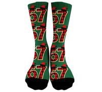 67 Calzini 6 7 Meme Novità Sei Sette Numeri Calzini Novelty Six Seven Meme Design Calzinis Divertenti Calzinis Da Baseball Traspiranti Per Compleanni, Escursioni, Palestra, Viaggi, Sport