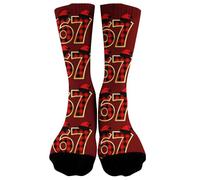 67 Calzini 6 7 Meme Novità Sei Sette Numeri Calzini Novelty Six Seven Meme Design Calzinis Divertenti Calzinis Da Baseball Traspiranti Per Compleanni, Escursioni, Palestra, Viaggi, Sport