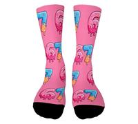 67 calzini divertenti meme calzini, calzini Six Seven Novelty, calzini per uomo e donna, unisex, 67 meme design calze per tutti i giorni, sport, pallavolo, pallacanestro, b, 36-46