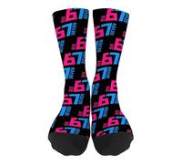 67 Calzini Uomo Donna 6 7 Meme Novità Calzinis Novità Sei Sette Design Calzini Divertenti Calzinis Da Baseball Traspiranti Per Compleanni, Escursioni, Palestra, Viaggi, Sport