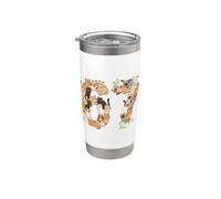67 Camicia con gatti Meme Ragazzi Ragazze Gattini 67 Cat Six Seven Bicchiere termico in acciaio inox doppia parete