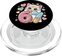 67 Cat Ice Cream Drip Cool Meme 67 Divertente Six Seven Humor PopSockets PopGrip per MagSafe