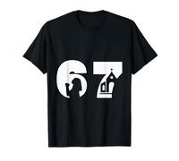67 Christian Faith Preghiera Chiesa Silhouette Bold Design Maglietta