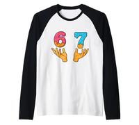 67 Costume d'Halloween Duo de numéros 6 et 7 assortis Maglia con Maniche Raglan