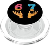 67 Costume d'Halloween Duo de numéros 6 et 7 assortis PopSockets PopGrip per MagSafe