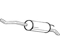 67 CV SILENZIATORE POSTERIORE PER CITRON BX XB- 14 E KW 49 CV 67