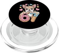 67 Dog Chihuahua Ice Cream Drip Cool Meme Funny Six Seven PopSockets PopGrip per MagSafe