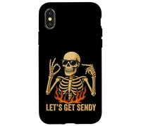 67 Emote Skeleton Six Seven Let's Get Sendy 67 Meme Funny 67 Custodia per iPhone X/XS