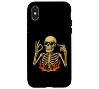 67 Emote Skeleton Six Seven Let's Get Sendy 67 Meme Funny 67 Custodia per iPhone X/XS