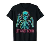 67 Emote Skeleton Six Seven Let's Get Sendy 67 Meme Funny 67 Maglietta