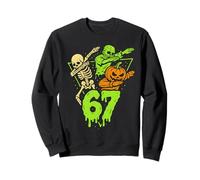 67 Halloween 6 7 Meme Gen Alpha Slang Six Seven Boys Kids Felpa