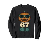 67 Halloween Bruh Pumpkin 6 7 Meme Gen Alpha Slang Six Seven Felpa