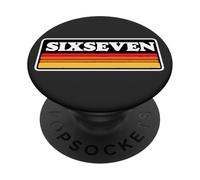 67 Jersey Number Sports Fan Football Baseball Soccer Team PopSockets PopGrip Adesivo