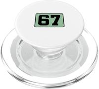 67 Jersey Number Sports Fan Football Baseball Soccer Team PopSockets PopGrip per MagSafe