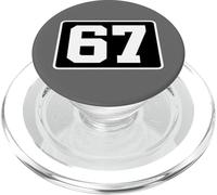 67 Jersey Number Sports Fan Football Baseball Soccer Team PopSockets PopGrip per MagSafe