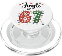 67 Jingle Some of the Way Funny 6-7 Christmas 6 7 Holiday 67 PopSockets PopGrip per MagSafe