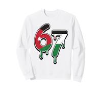 67 Jordan Six Seven Bandiera della Giordania Felpa
