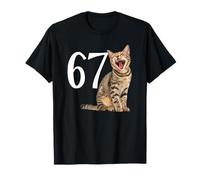 67 Laughing Cat Design Meme Grafica Divertente Maglietta