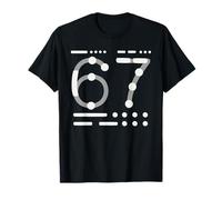 67 Maglietta, Morse Code 67 Kid Meme Six Seven Graphic Tees Maglietta