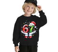 67 Maglione natalizio per bambini 6 7 Meme Shirt Six Seven a maniche lunghe Pullover Felpa Ragazze Ragazzi Moda Six Seven Felpa natalizia tinta unita maglioni natalizi per ragazzi ragazze