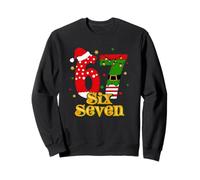 67 mas Meme Candy Cane Six Seven Kids Men Women Christmas Felpa