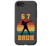 67 Meme 6 7 Numbers Dabbing Six Seven Bruh Funny Boys Kids Custodia per iPhone SE (2020) / 7/8
